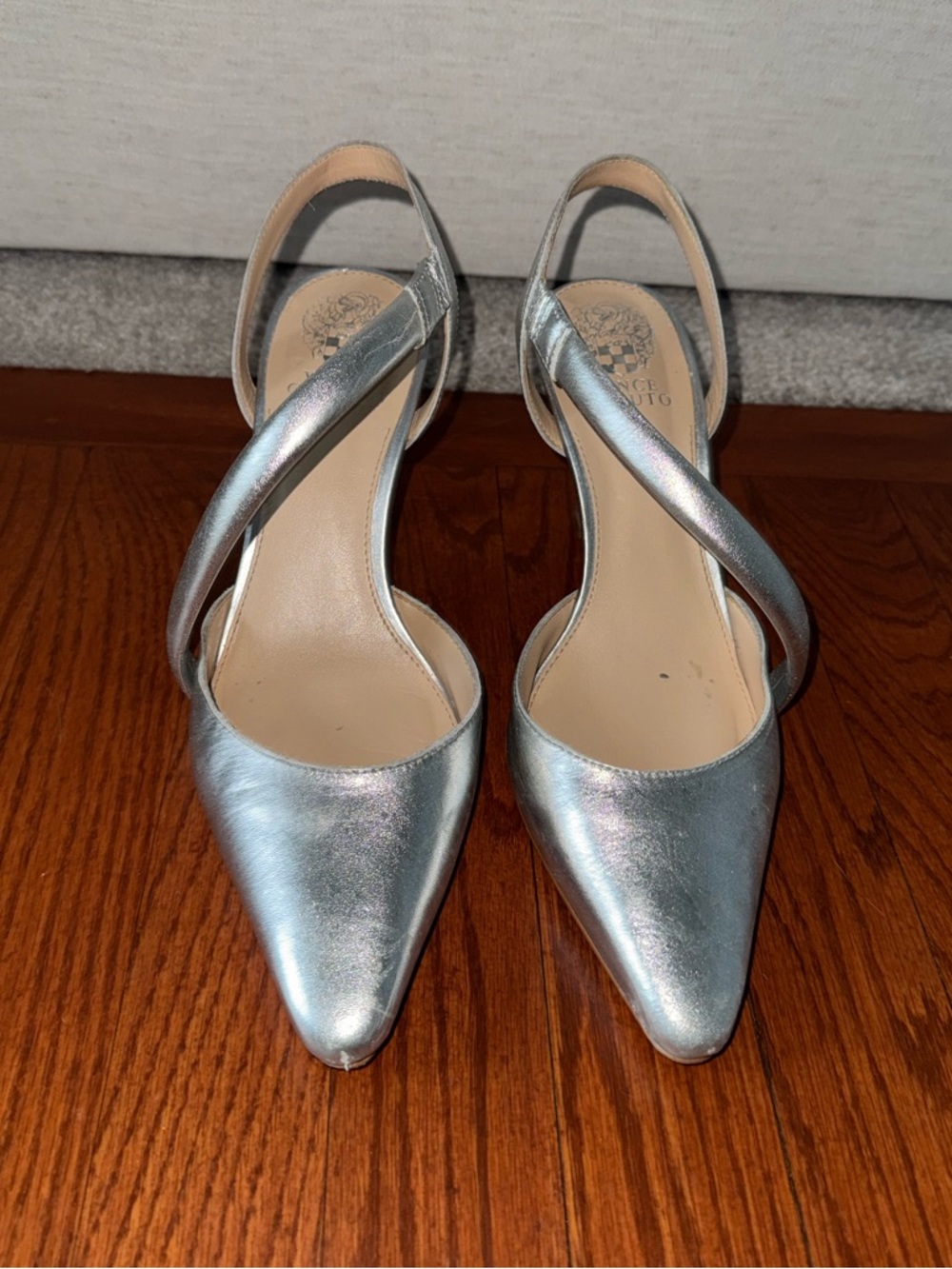 Vince Camuto Silver Heels